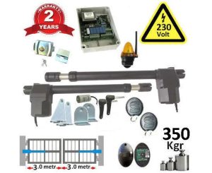 2x Μπράτσα Σετ 3 ανοιγόμενης Πορτας 3mtr ως 350Kgr Profelmnet-MPC-600