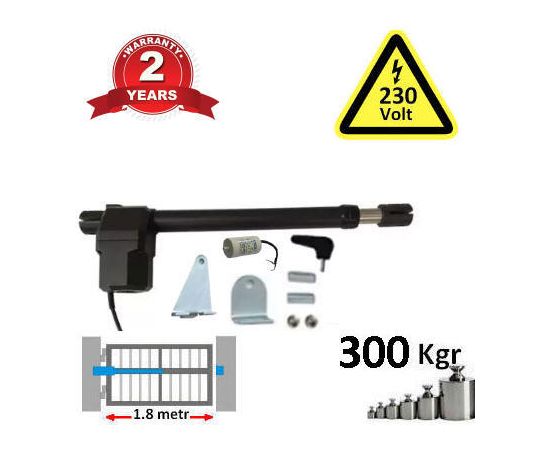 Μοτερ Μπρατσο Ανοιγομενης Αυλοπορτας 1,8mtr ως 300Kgr MPC 400 Σκέτο