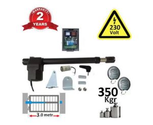 Μοτερ Μπράτσο  Ανοιγόμενης Αυλοπορτας Σετ 1- 3mtr ως 350Kgr Profelmnet-MPC-600