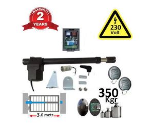 Μοτερ Μπράτσο  Ανοιγόμενης Αυλοπορτας Σετ 2 - 3mtr ως 350Kgr Profelmnet-MPC-600