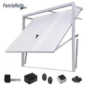 Γκαραζόπορτα Οροφής  Χειροκίνητη Μονοκόμματη πλάτος 2355 x 1990 ύψος