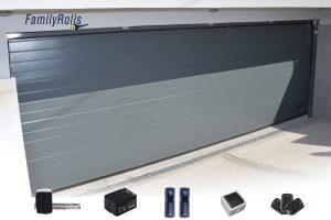 Γκαραζόπορτα Οροφής Πολύσπαστη πλάτος 3200 * 2400 ύψος Χρώμα Ral