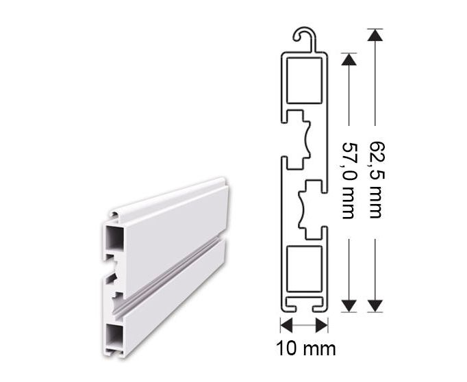 Γκαραζόπορτα Αλουμινίου πλάτος 330 x 260 ύψος - Image 5