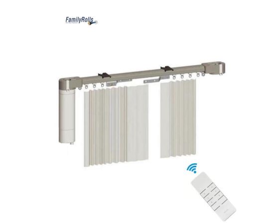 Τηλεχειριζόμενη Κουρτίνα ως 3 μετρα πλάτος Συναρμολογημένο έτοιμο για Τοποθέτηση