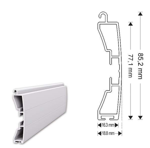 Γκαραζόπορτα Αλουμινίου πλάτος 430 x 260 ύψος - Image 5