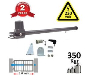 Μπράτσο ανοιγόμενης Αυλόπορτας 3mtr ως 350Kgr Leder Proteco Σκέτο Μπράτσο χωρίς πινακα