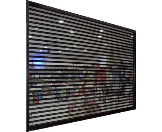 Γκαραζ Πλ 6μ x Υψ 2,6 μ Κουτι 320 Διάτρυτη Περσίδα 19χ77 Τηλεχειριζόμενο