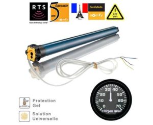 SOMFY 1037553 ALTUS 50 RTS 10/32 8Kgr Ασυρματο Μοτερ για Roler