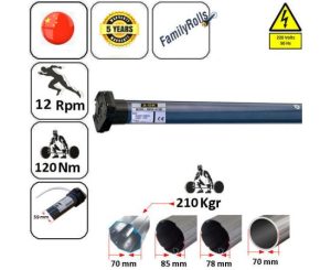 Μοτερ Ρολλο Μανιβελάτο Εως 210 Kgr AM60-120-09-M