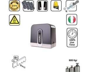 Faac8-C721-24V-SET-42  - Μοτερ για συρόμενες γκαραζόπορτες εώς 800 Kg Λαδιου 24Volt