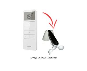 DOOYA DC2702S 15κάναλο Τηλεχ μοτέρ. τέντα, σκίαση Χειρίζεται Αισθητηρα Ηλιου