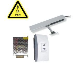 ED-CW001-SET1-300n-190mm Μοτέρ καδένας Για Φεγγίτες Ανακλινόμενα κλπ