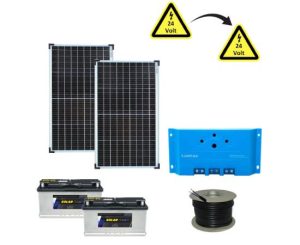 Αυτόνομο Φωτοβολταικό σύστημα (Σετ 24Volt σε 24Volt) FV-24-SET001