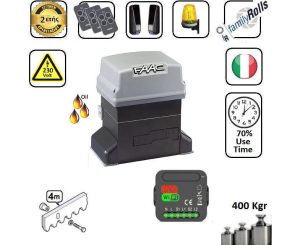 Faac Μοτερ συρόμενης πόρτας εώς 400 Kg / oil Set 07