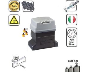 Faac6-746-Z16-SET-04  - Μοτερ για συρόμενες γκαραζόπορτες εώς 600 Kg Λαδιου