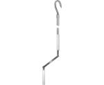 Κοντάρι Γαντζου Μανιβέλας Ασπρο 1,5μ POLE-S-9010 - OEM