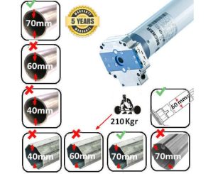 BECKER Μοτερ Μανιβέλα 210Kgr  Αξονας Φ70 Οκτάγωνος R120-11-HK