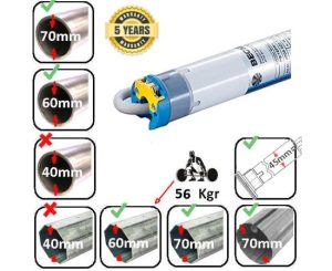 Becker R30-17-RP 30/17 Ρολού & Τέντας 56Kgr Αντιλ Εμποδίου