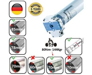 BECKER Μοτερ Μανιβέλα 144Kgr  Αξονας Φ70 Οκτάγωνος R80-11-HK