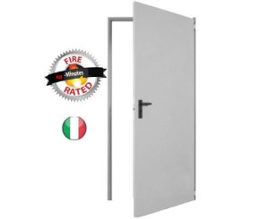 ​Πυράντοχη Πορτα 80*215 μονόφυλλη 60 λεπτων αντοχής  σε χρωμα Ral 9002  οχι για εξωτερικη χρήση NNZ-80-215-060