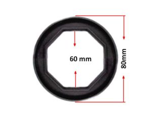 Δαχτυλίδι Αξονα 60 σε 80 χιλ mm RING-60-80  - OEM