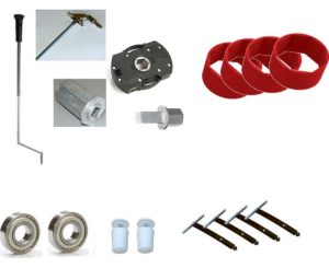 ΣΕΤ Μανιβέλα Λευκό SET-CRNK-9010 - Familyrolls