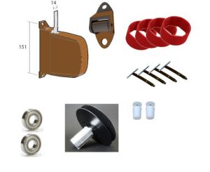 ΣΕΤ Ταμπακιέρα Ιμάντα  Μειωτήρα Καφε SET-STRP-8014-M - Familyrolls