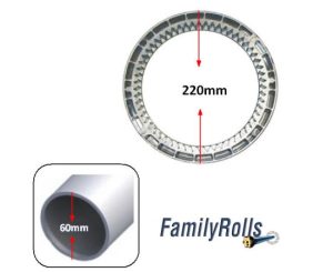 Στεφάνη ανταλακτικό 220 χιλ Εξωτερικα για Simu Centris & Somfy Centreo σε σωληνα 60 χιλ