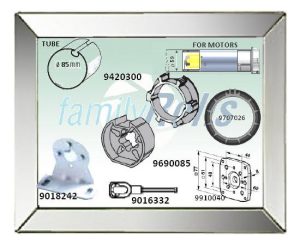 Σετ Ανταπτορες Somfy Φ59 σε Φ 85 mm Σωλήνα Μανιβελάτα
