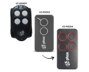 V2-HANDY & V2-PHOX2 Πομποί ανταλάξιμοι με V2-PHOX4