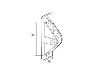 Καρουλάκι (τροχός εξόδου Κορδονιού) WHEEL-9010-K - OEM
