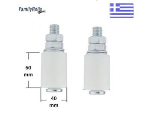 Ροδάκι Τεφλον Συρόμενης Γκαραζόπορτας Ζευγος  WL-40-60-TEFLON