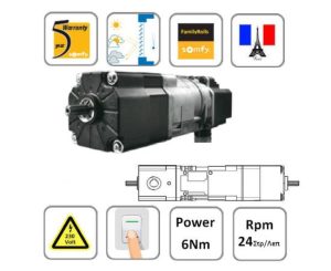 Μοτερ για Βενετικα Στορ 1210267 Somfy J406 6/24 WT N