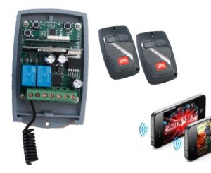 YET402-PC -WIFI Δέκτης  Πρόσβασης απο Κινητό - Τάμπλετ - & με 2 Τηλεχειριστήρια