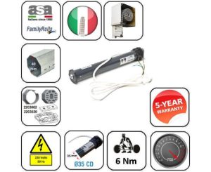 ASA Μοτερ Κοντό 6Nm Εως 11Kgr Αξονας Φ60 Οκτάγωνος 2240086  VOLTA SH6/17