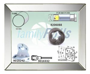 Σετ Ανταπτορες Somfy Φ45 σε Φ 50 mm Σωλήνα Μανιβελάτα