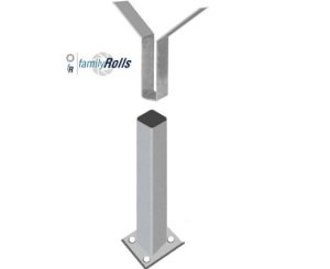 KLMN-014  Κολωνάκι υποδοχέας κονταριου Μπαρας Ρυθμιζόμενος