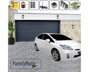 Γκαραζόπορτα Οροφής με Πάνελ Υψ 2,4μ χ 5,8μ με Somfy Dexxo Pro 1000 Χρωματιστή (Ral)