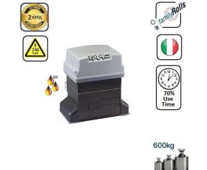 Faac Μοτερ συρόμενης πόρτας εώς 600 Kg / oil