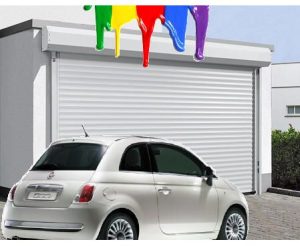 Γκαραζόπορτα Αλουμινίου πλάτος 380 x 260 ύψος Χρώμα Ral